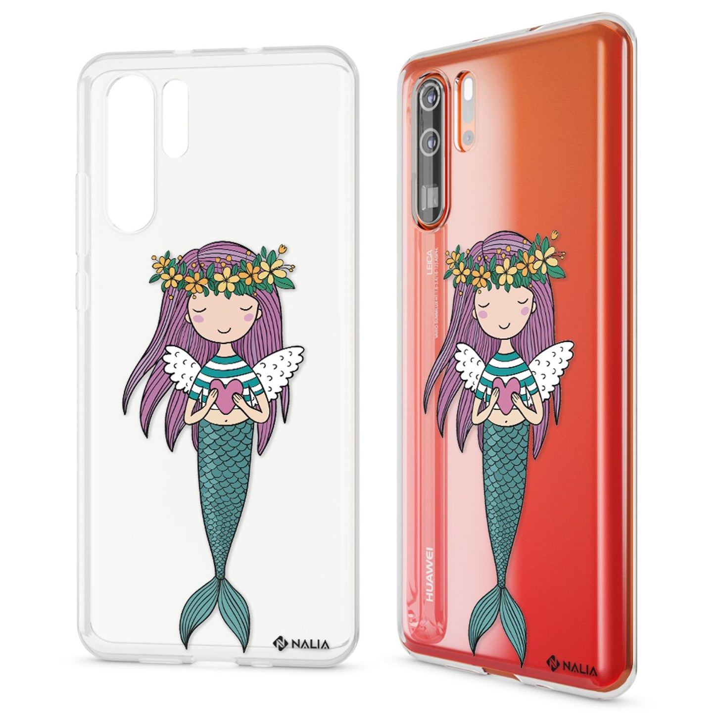 NALIA Huawei P30 Pro Ultra Slim Silikonhülle Crystal Cover - Material Silikon Farbe Transparent Größe Ultra Slim