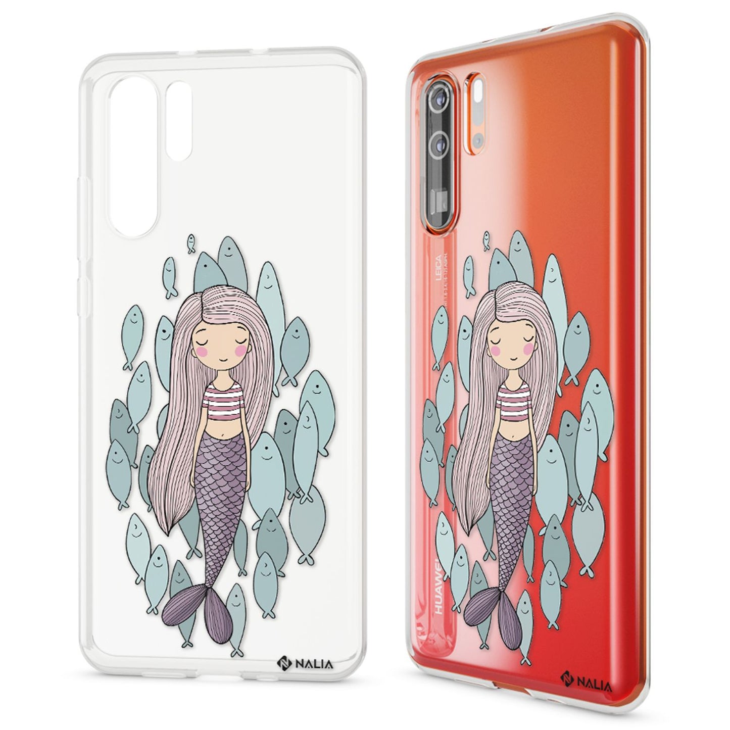 NALIA Huawei P30 Pro Ultra Slim Silikonhülle Crystal Cover - Material Silikon Farbe Transparent Größe Ultra Slim
