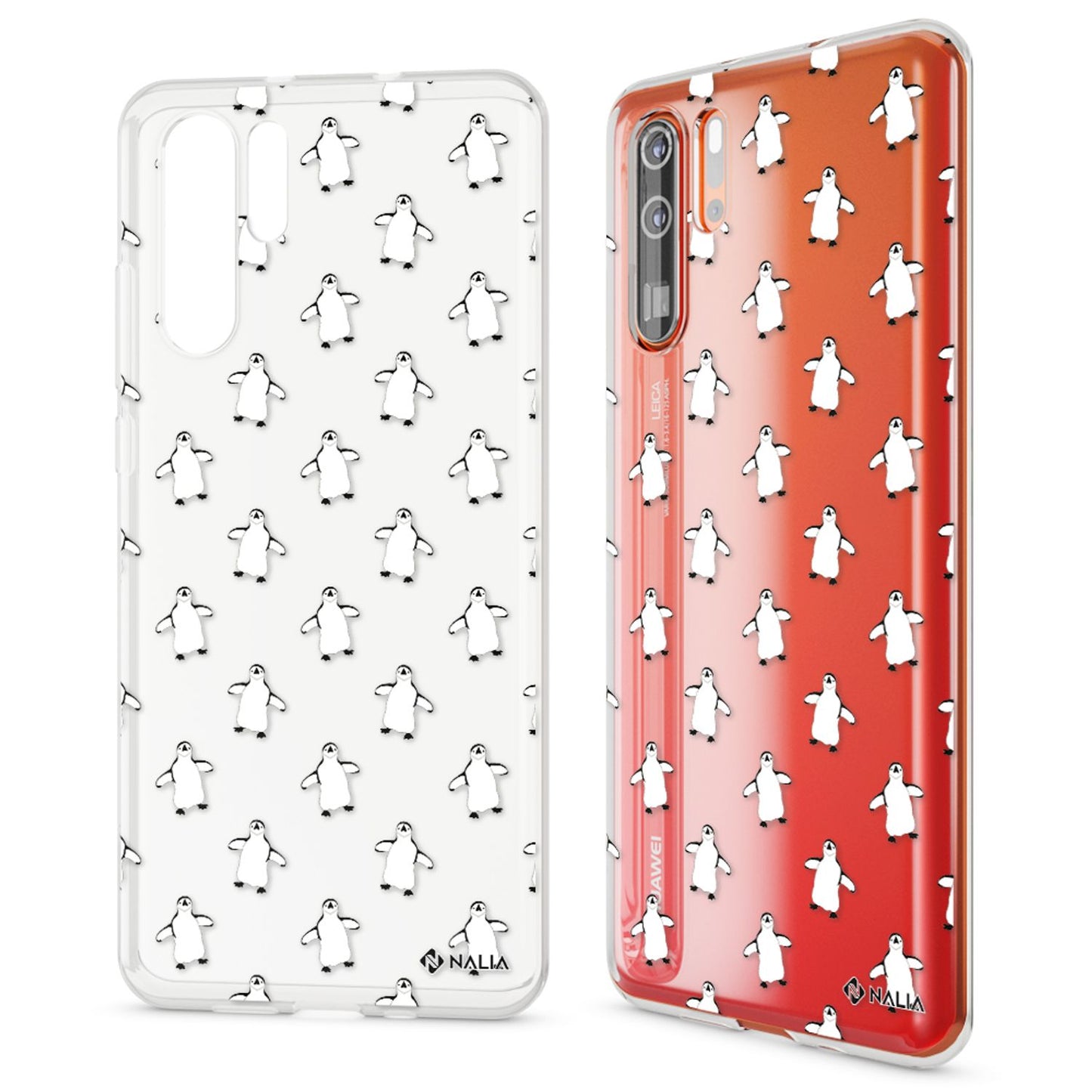 NALIA Huawei P30 Pro Ultra Slim Silikonhülle Crystal Cover - Material Silikon Farbe Transparent Größe Ultra Slim