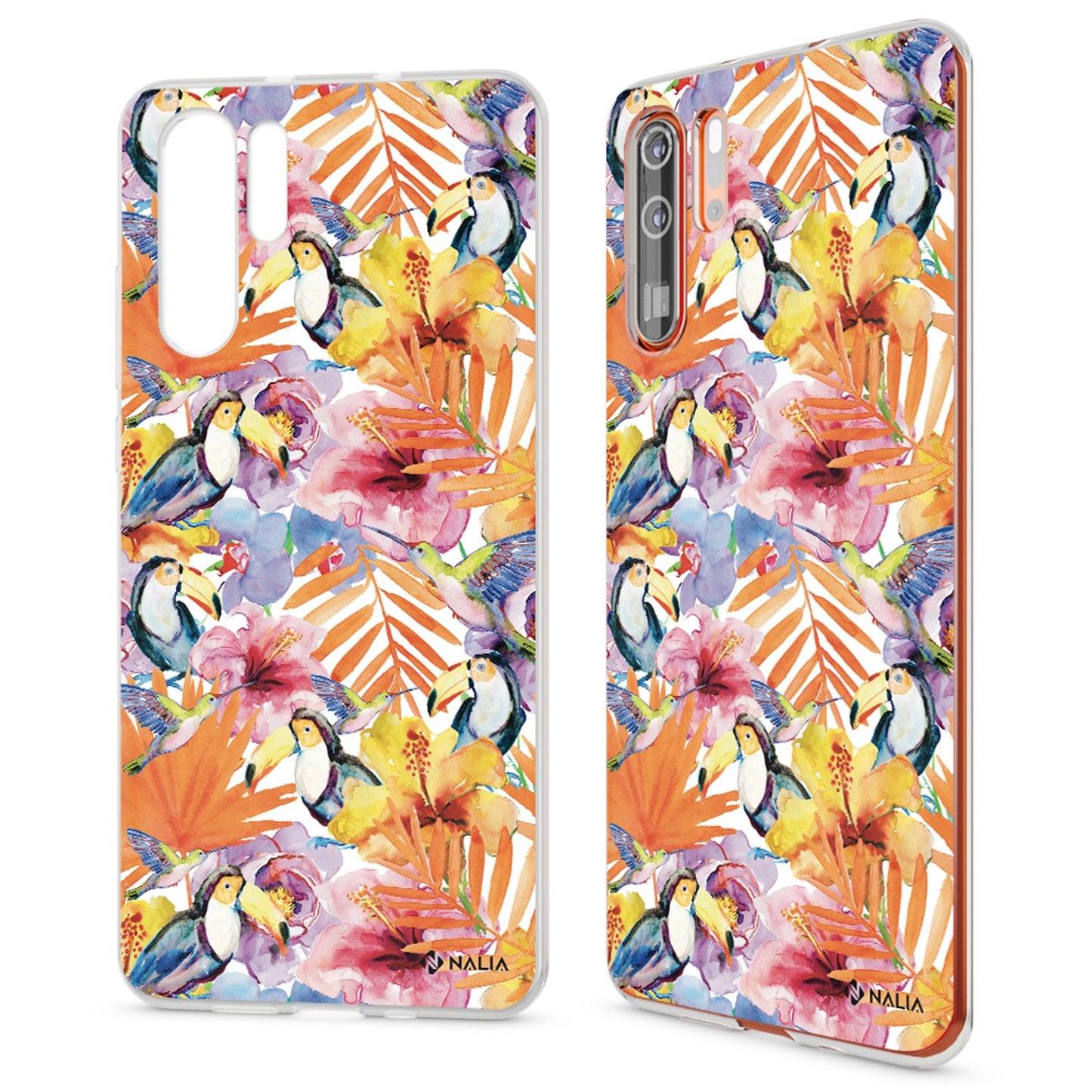 NALIA Huawei P30 Pro Ultra Slim Silikonhülle Crystal Cover - Material Silikon Farbe Transparent Größe Ultra Slim