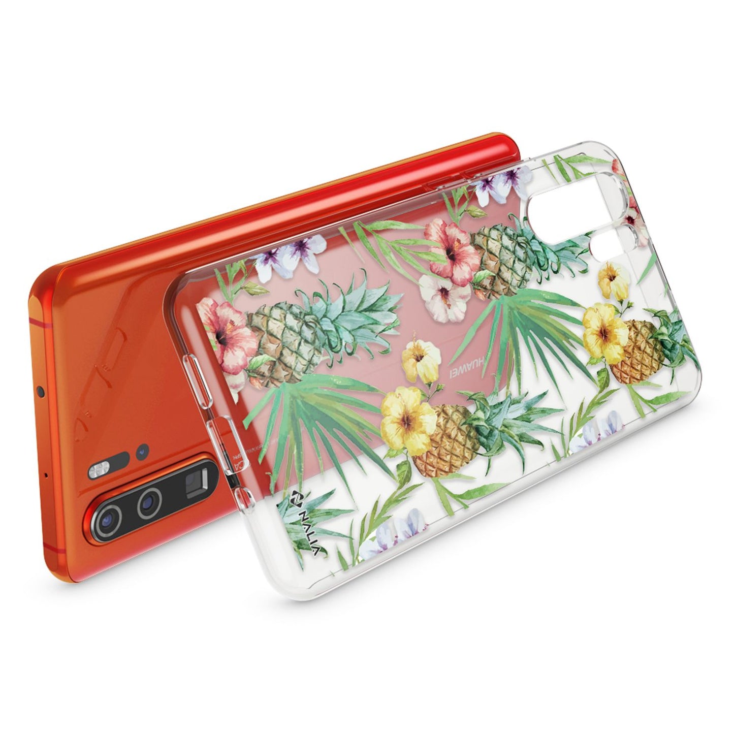 NALIA Huawei P30 Pro Ultra Slim Silikonhülle Crystal Cover - Material Silikon Farbe Transparent Größe Ultra Slim