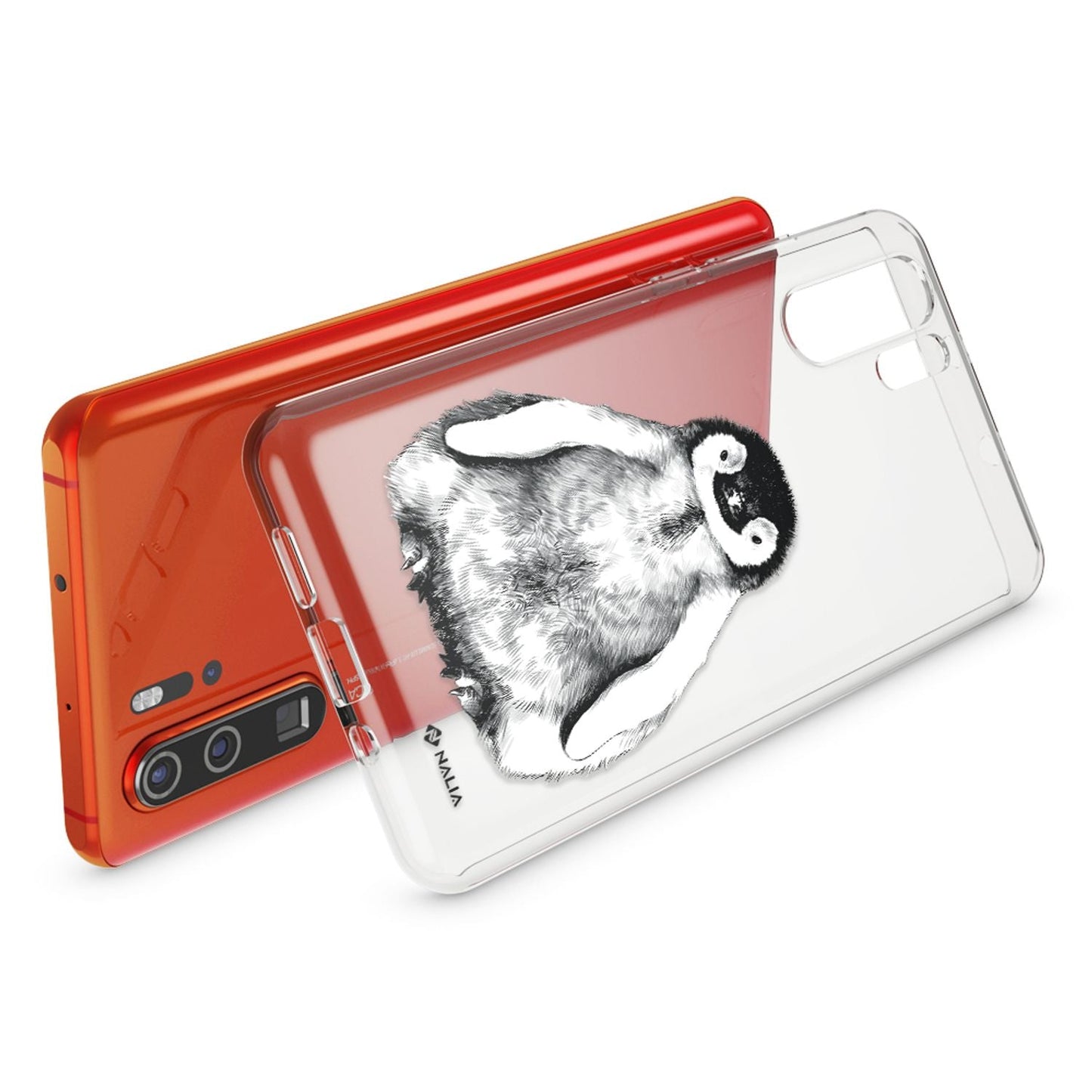 NALIA Huawei P30 Pro Ultra Slim Silikonhülle Crystal Cover - Material Silikon Farbe Transparent Größe Ultra Slim