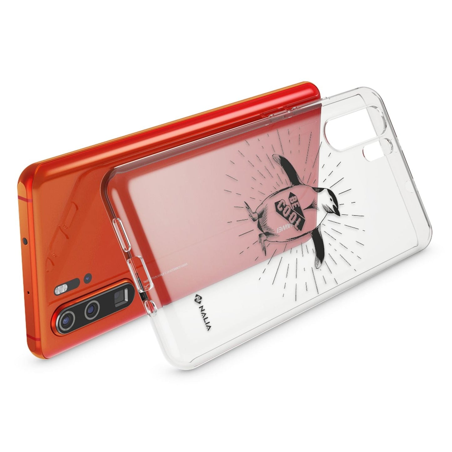 NALIA Huawei P30 Pro Ultra Slim Silikonhülle Crystal Cover - Material Silikon Farbe Transparent Größe Ultra Slim