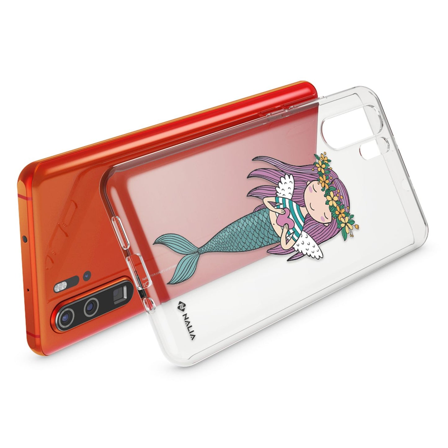 NALIA Huawei P30 Pro Ultra Slim Silikonhülle Crystal Cover - Material Silikon Farbe Transparent Größe Ultra Slim