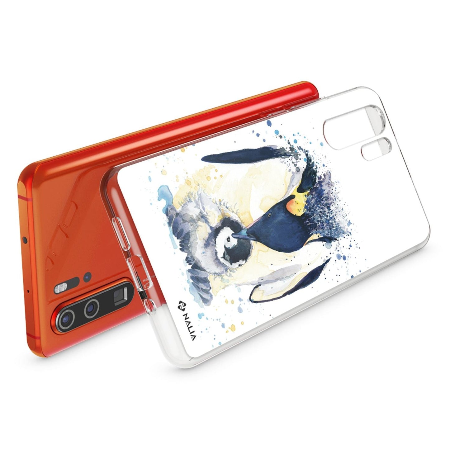 NALIA Huawei P30 Pro Ultra Slim Silikonhülle Crystal Cover - Material Silikon Farbe Transparent Größe Ultra Slim