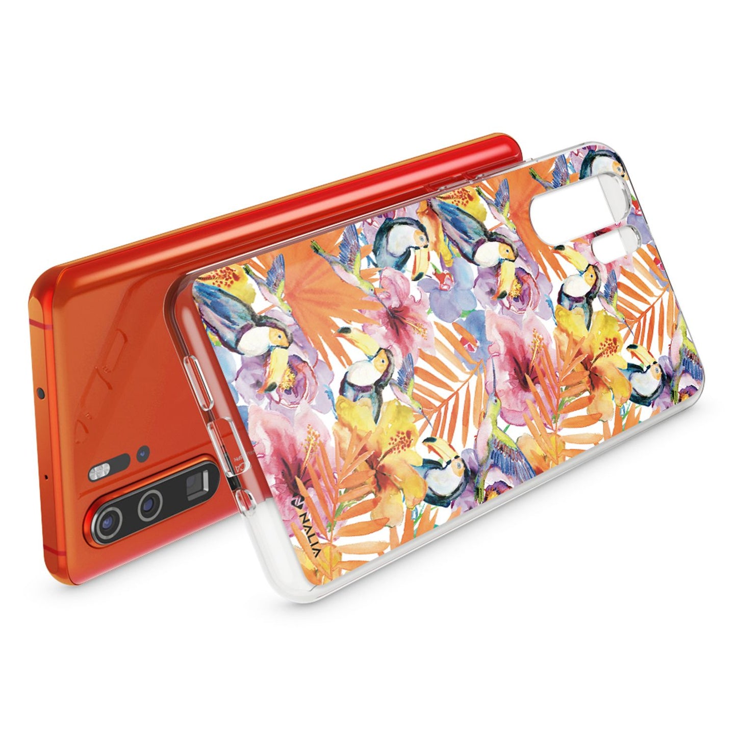 NALIA Huawei P30 Pro Ultra Slim Silikonhülle Crystal Cover - Material Silikon Farbe Transparent Größe Ultra Slim