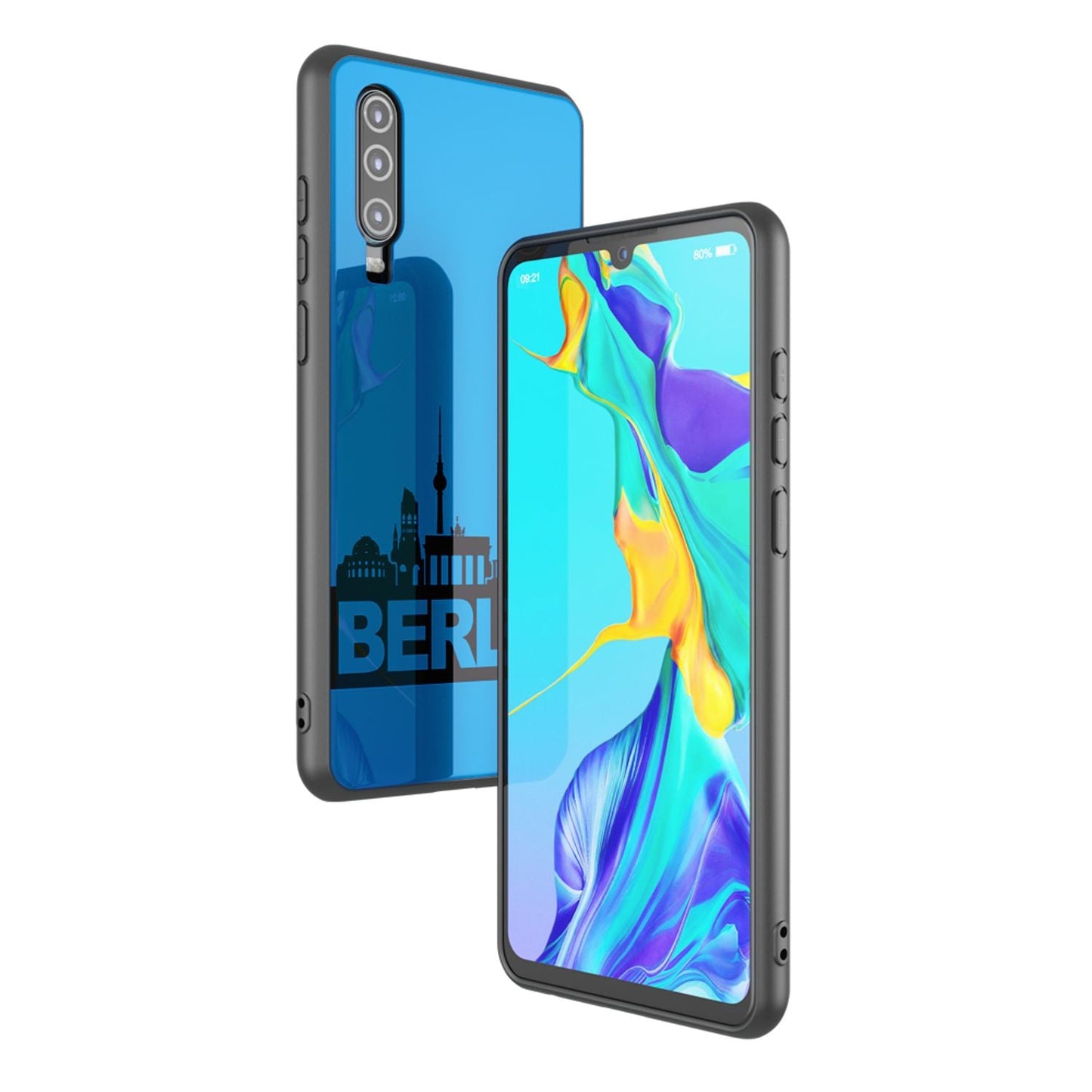 NALIA Motiv Handyhülle für Huawei P30, Schutz Case Cover Tasche Bumper Etui Schale