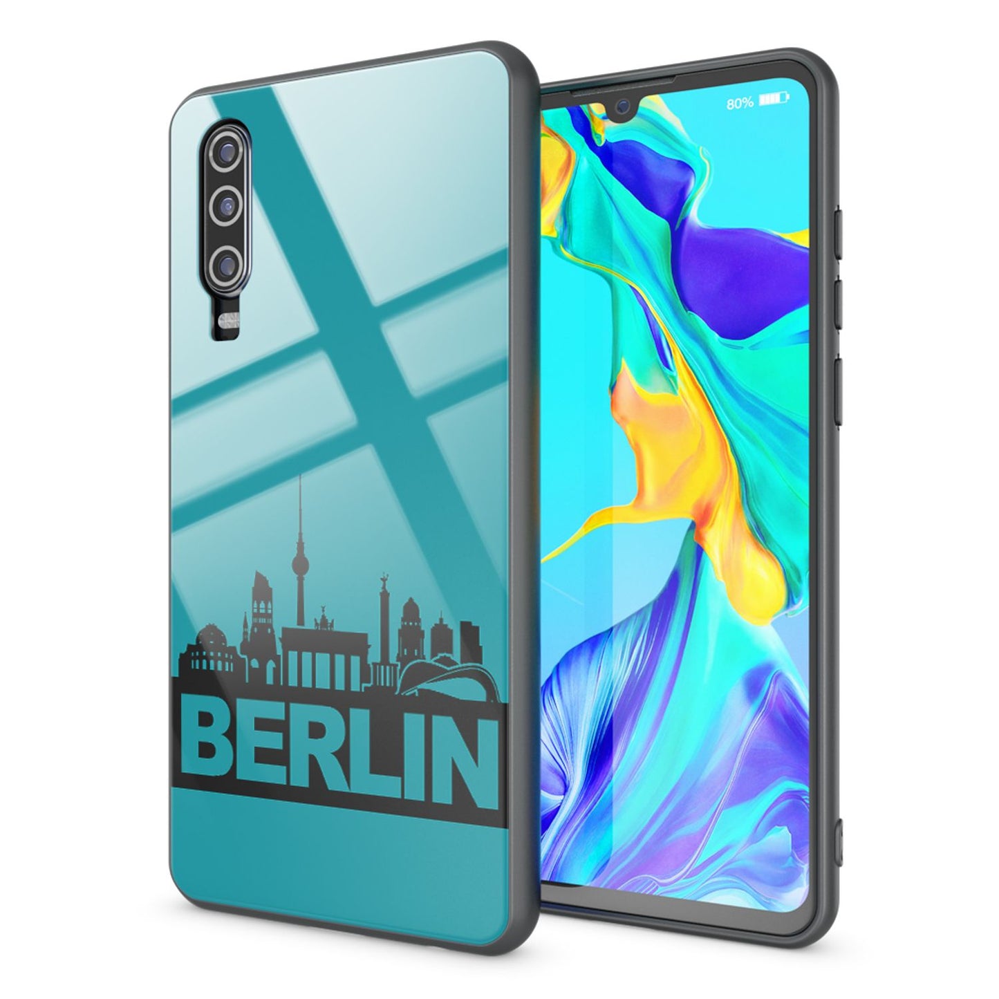 NALIA Motiv Handyhülle für Huawei P30, Schutz Case Cover Tasche Bumper Etui Schale