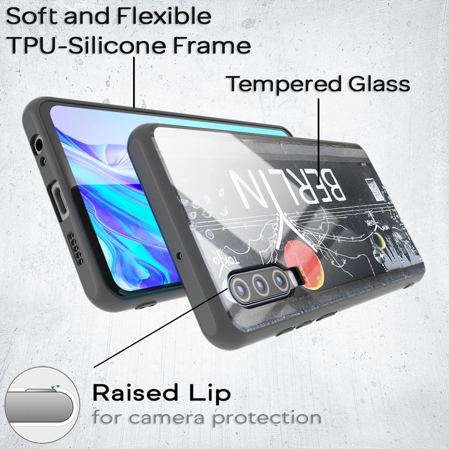 NALIA Motiv Handyhülle für Huawei P30, Schutz Case Cover Tasche Bumper Etui Schale