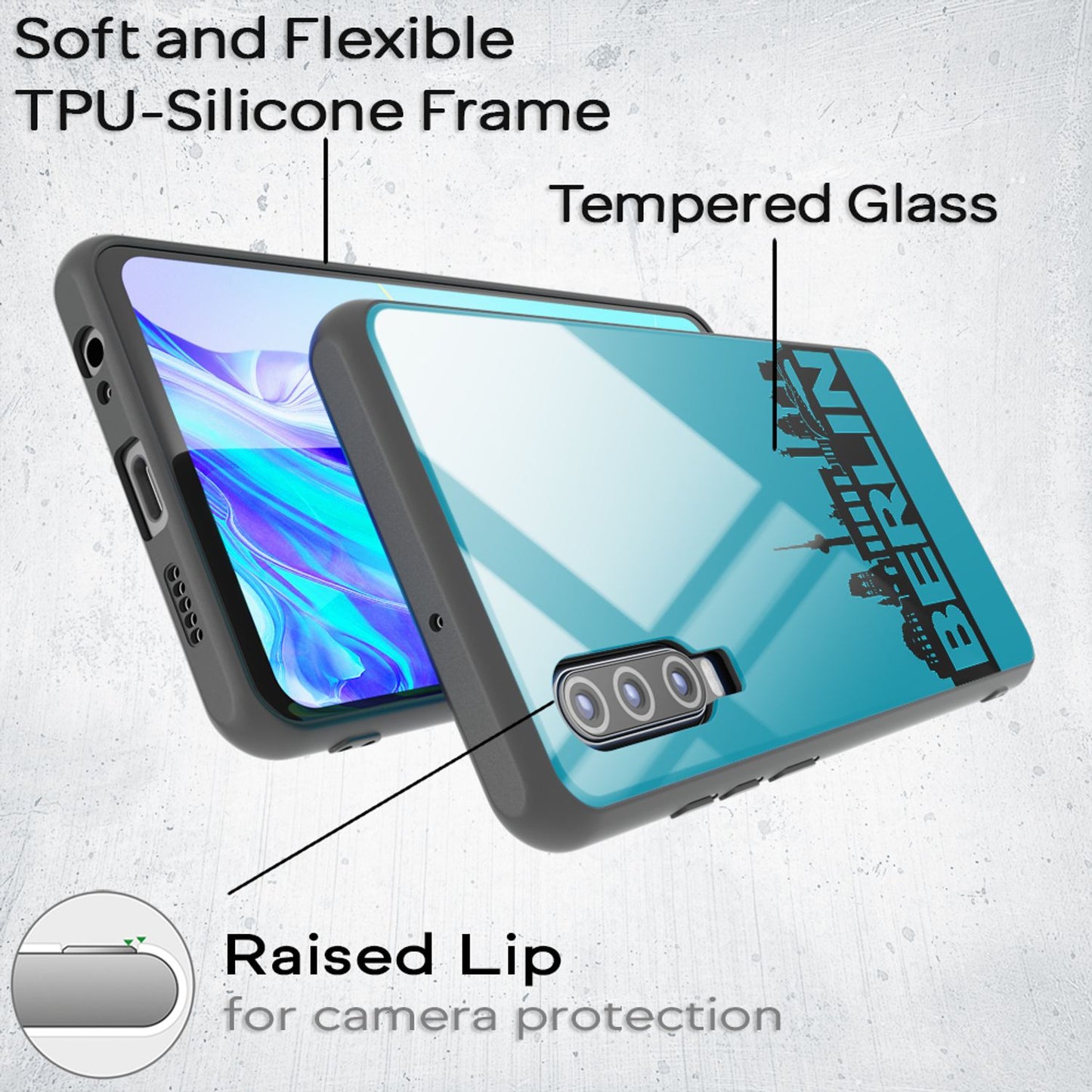 NALIA Motiv Handyhülle für Huawei P30, Schutz Case Cover Tasche Bumper Etui Schale