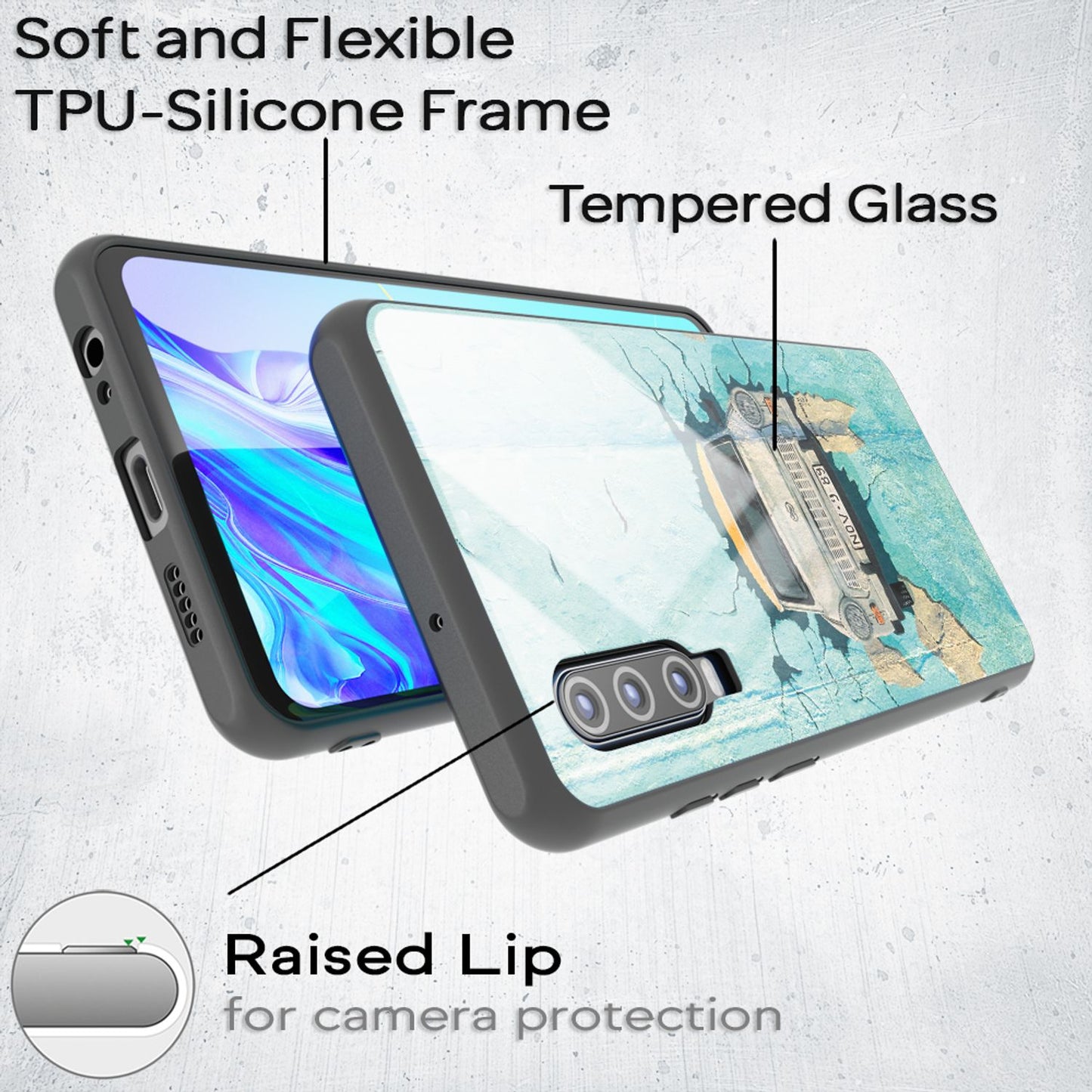 NALIA Motiv Handyhülle für Huawei P30, Schutz Case Cover Tasche Bumper Etui Schale