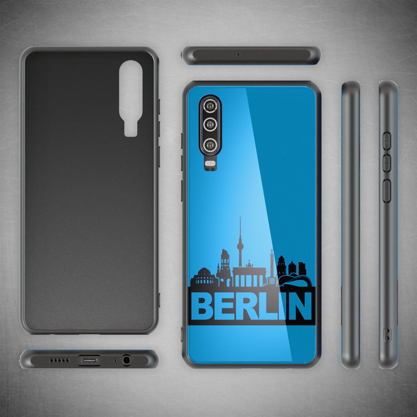 NALIA Motiv Handyhülle für Huawei P30, Schutz Case Cover Tasche Bumper Etui Schale