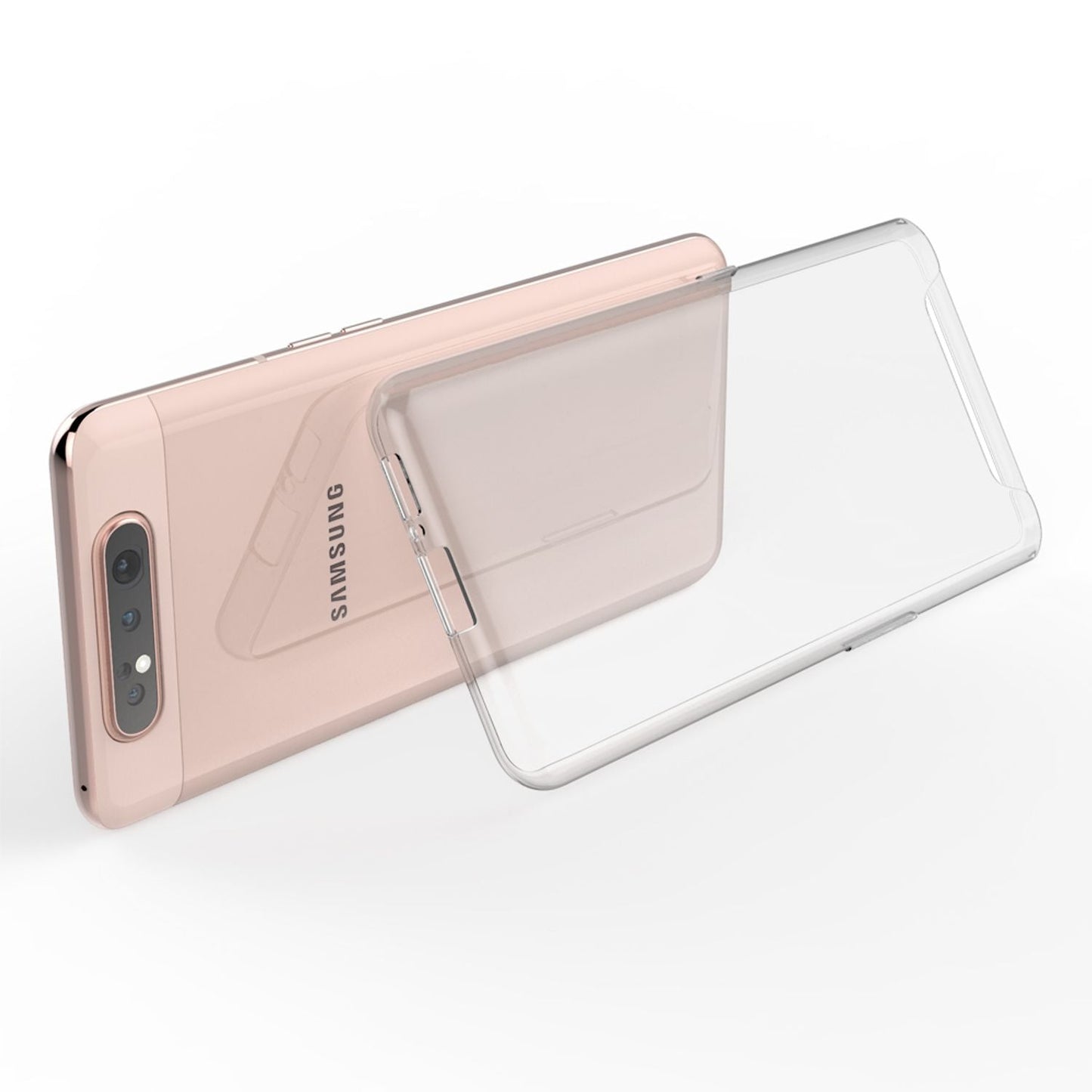 NALIA Galaxy A80 Hülle AirFlex - Dünn Silikon Schutzhülle