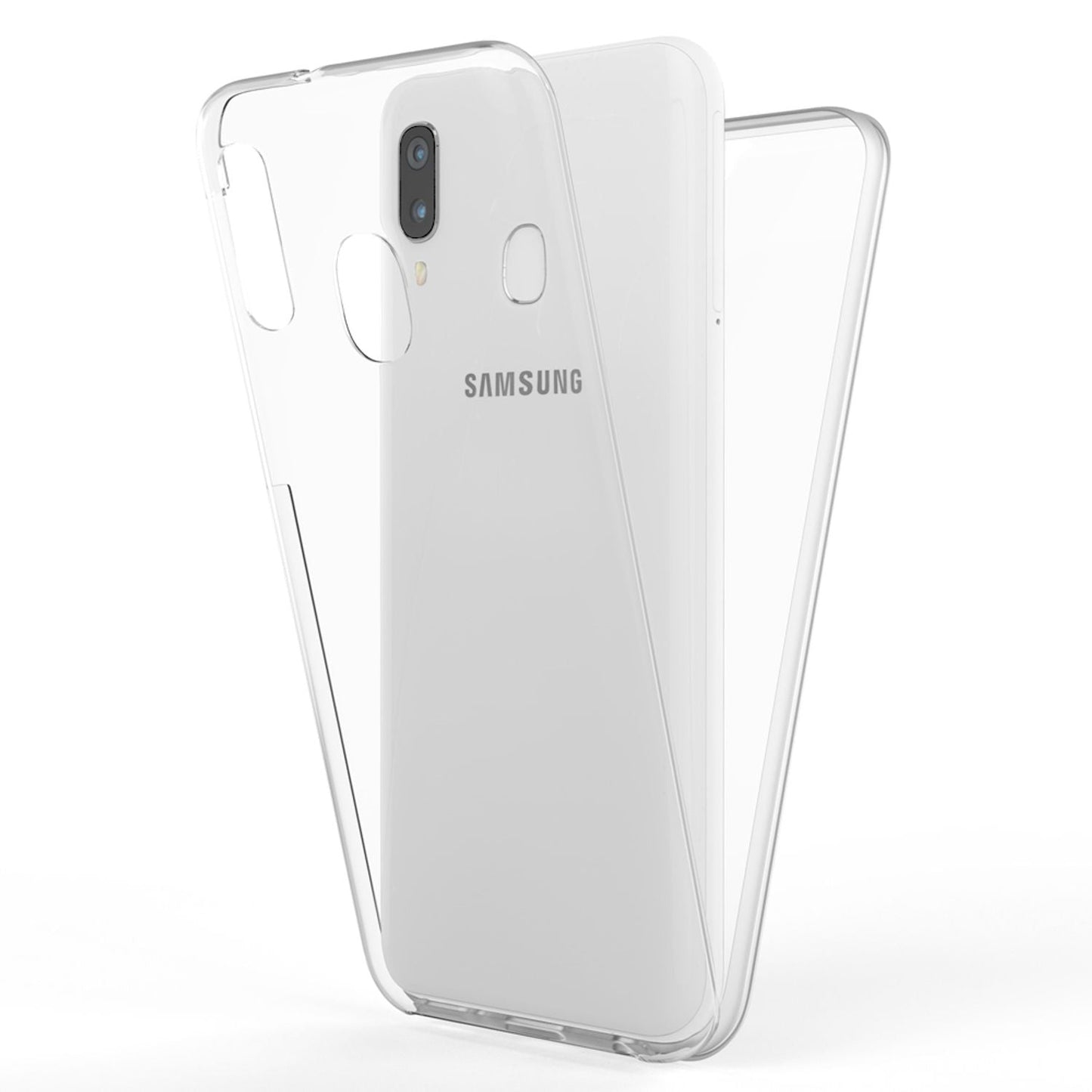 Husă de telefon NALIA pentru Samsung Galaxy A20e, husă de protecție la 360 de grade, cu bara de protecție