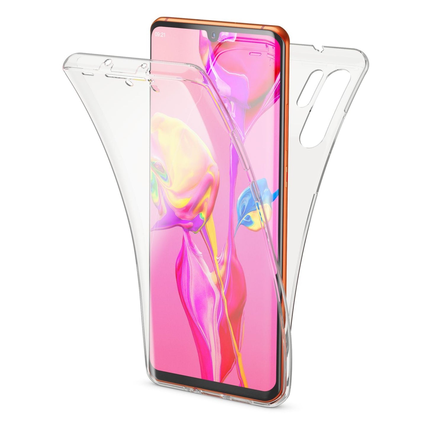 NALIA 360 Grad Handyhülle für Huawei P30 Pro, Full-Body Silikon Rundum Hülle