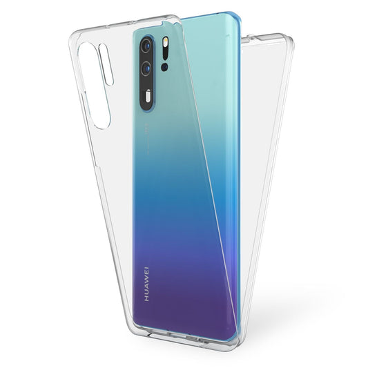 NALIA Handy Hülle für Huawei P30 Pro, 360 Grad Tasche Bumper Etui Displayschutz