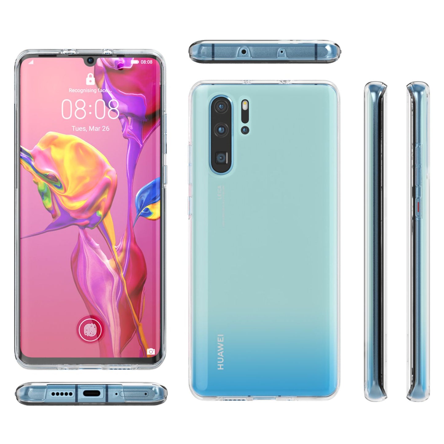 Husă de telefon NALIA pentru Huawei P30 Pro, carcasă cu protecție la 360 de grade și protecție pentru ecran