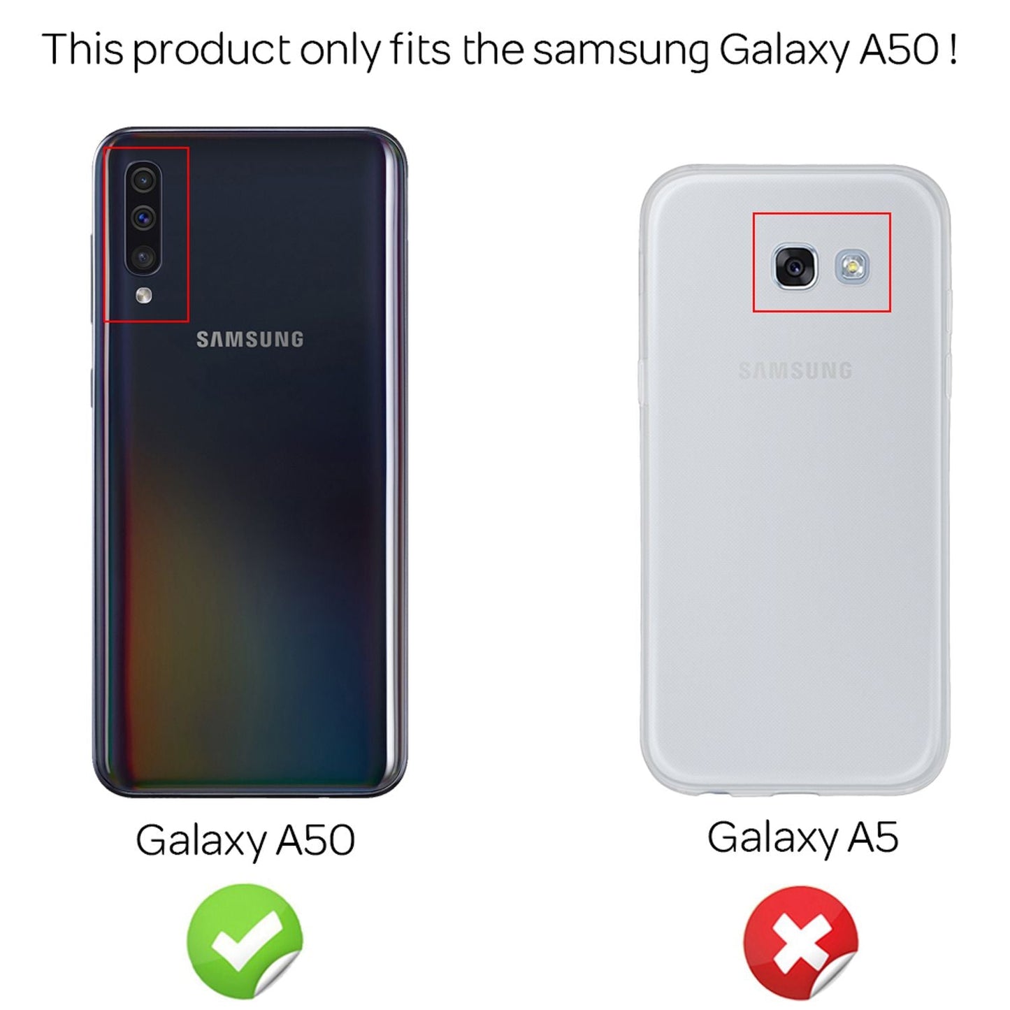 NALIA Galaxy A50 Spiegel Hülle - Verspiegelte Rückwand, Dicke 0,3 Millimeter, Kompatibel Galaxy A50, TPU Silikon