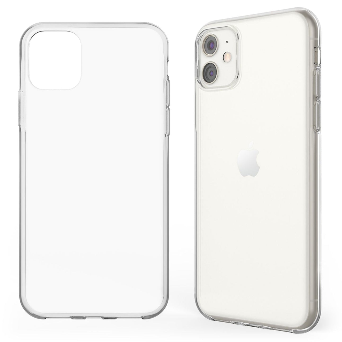 NALIA AirFlex Transparent Silikon Hülle - Größe 6,1 Zoll Für iPhone 11 Dünn 0,7 mm