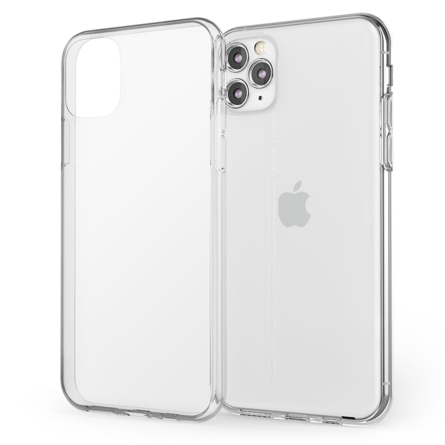NALIA AirFlex Silikonhülle iPhone 11 Pro - Ultraklar Transparenz, Dicke 0,8 mm, Gewicht 6 g
