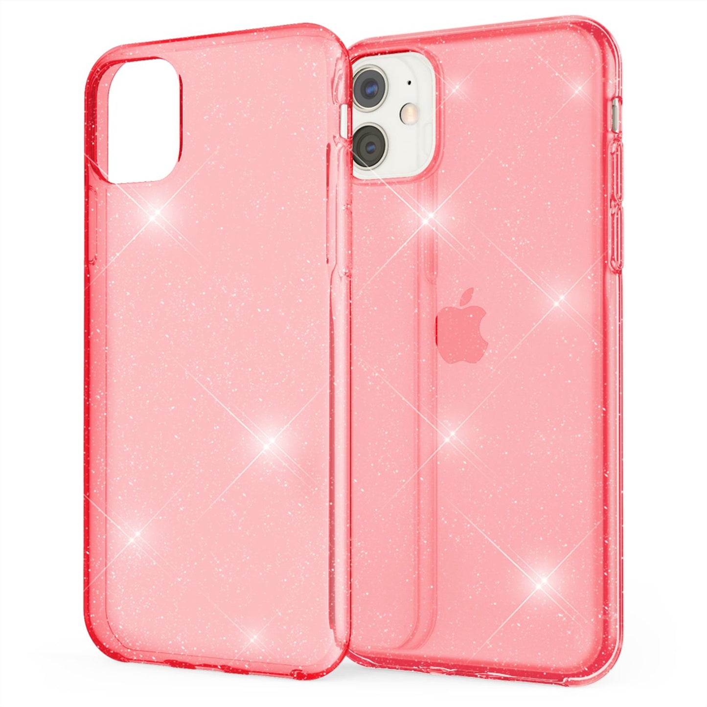 NALIA Glitzer Handyhülle für Apple iPhone 11 Hülle, Bling Silikon Handyhülle Cover