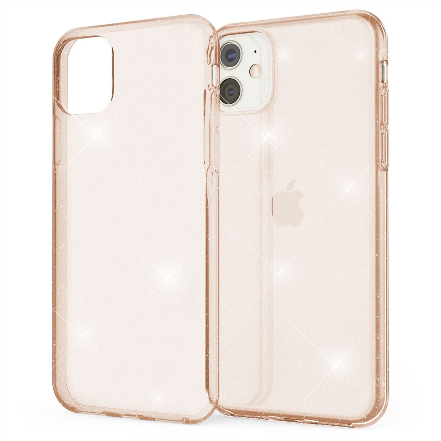 NALIA Glitzer Handyhülle für Apple iPhone 11 Hülle, Bling Silikon Handyhülle Cover