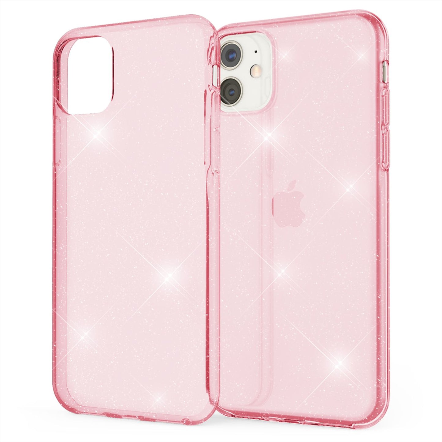 NALIA Glitzer Handyhülle für Apple iPhone 11 Hülle, Bling Silikon Handyhülle Cover