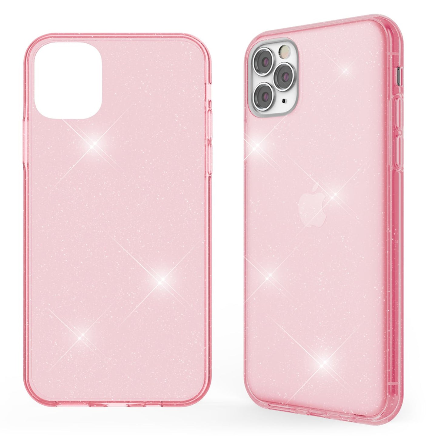 NALIA Glitzer Handy Hülle für iPhone 11 Pro Max, Schutz Case Cover Tasche Bumper