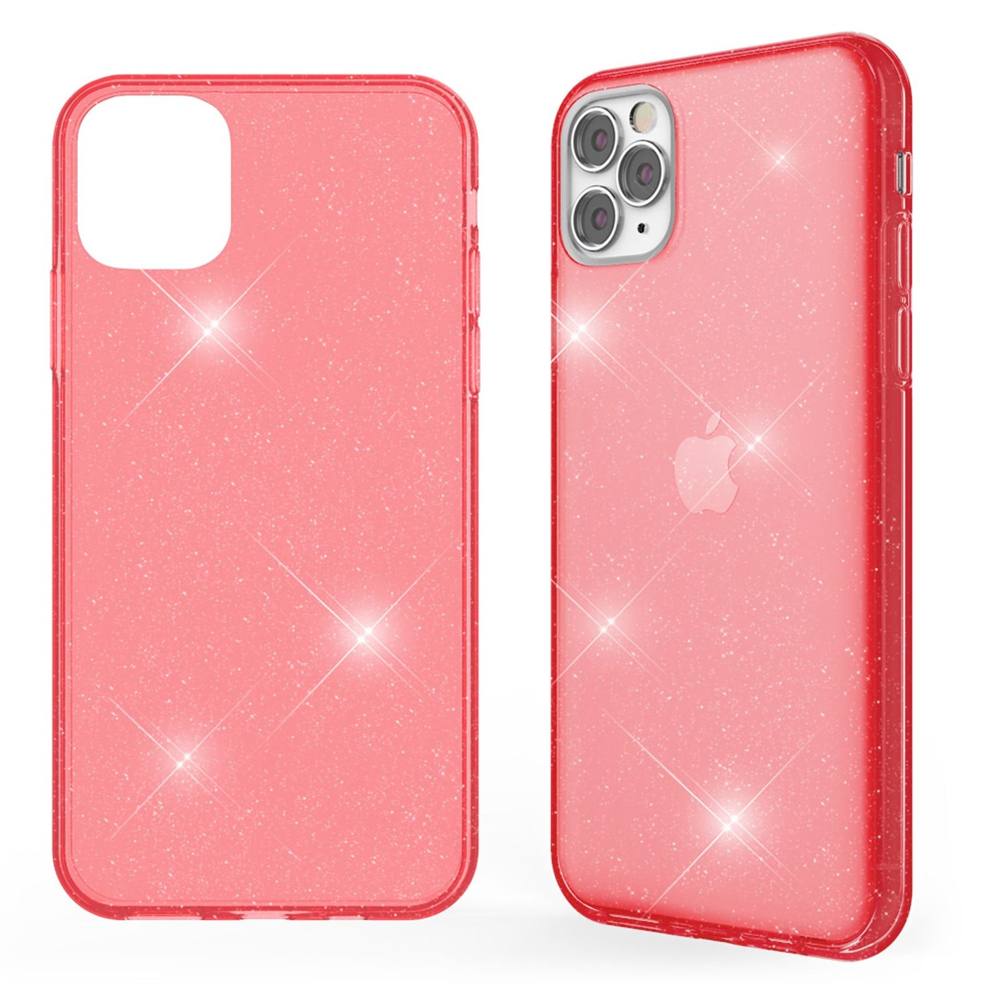 NALIA Glitzer Handy Hülle für iPhone 11 Pro Max, Schutz Case Cover Tasche Bumper