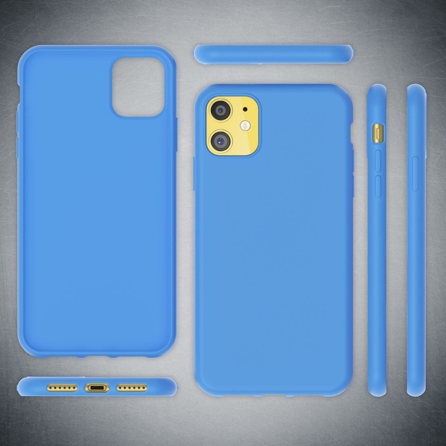 NALIA Neon Case Neonfarben - Kapazität iPhone 11, Größe 6,1 Zoll