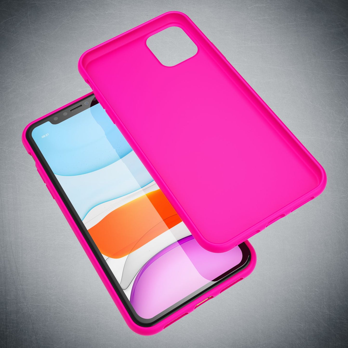 NALIA Neon Case Neonfarben - Kapazität iPhone 11, Größe 6,1 Zoll