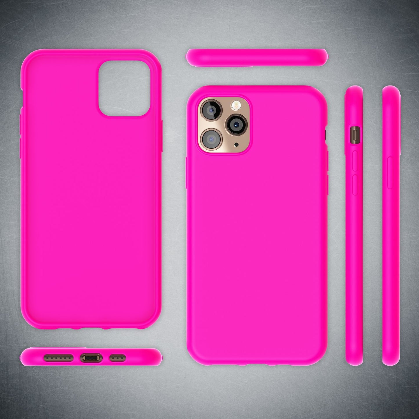 NALIA Neon Hülle - TPU Silikon Schutz, Passgenau Für iPhone 11 Pro Max, Neonfarben