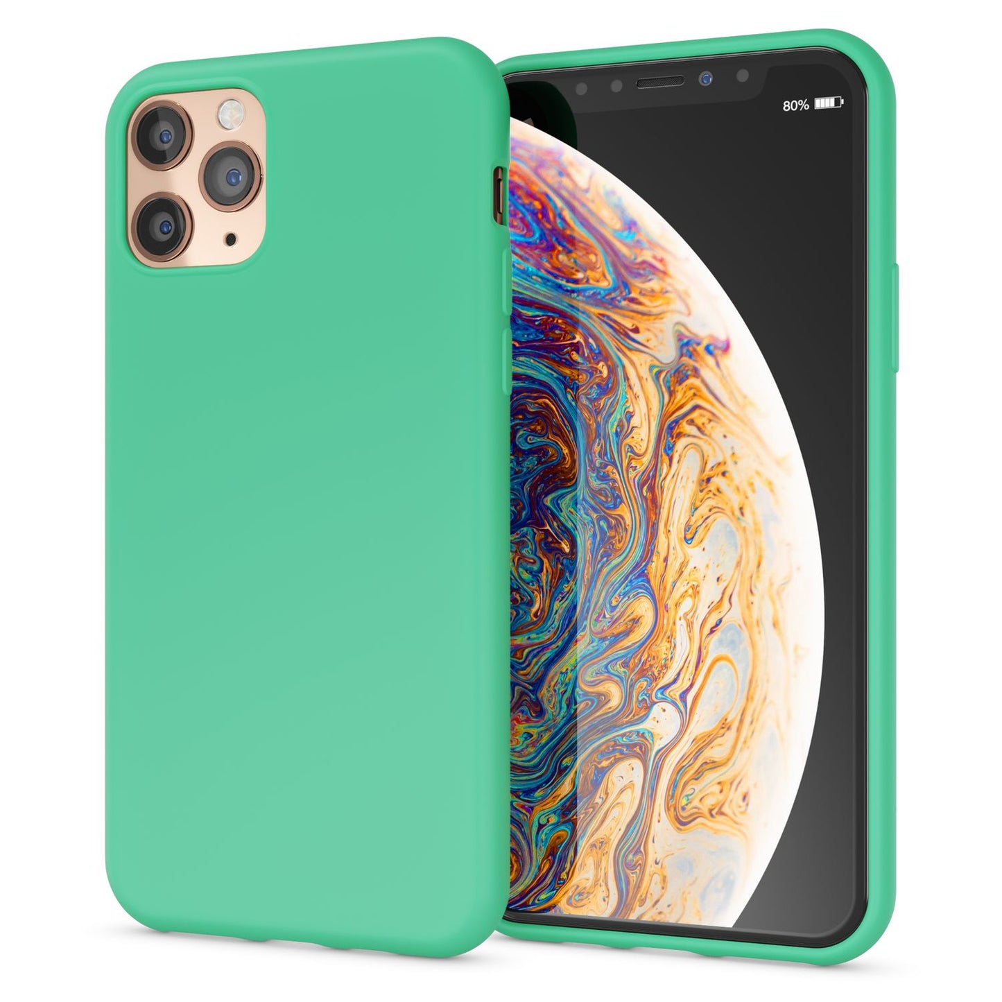NALIA Neon Handy Hülle IPhone 11 Pro Strahlende Farben - Silikon Bumper Dicke 1,2 Mm Gewicht 9 g