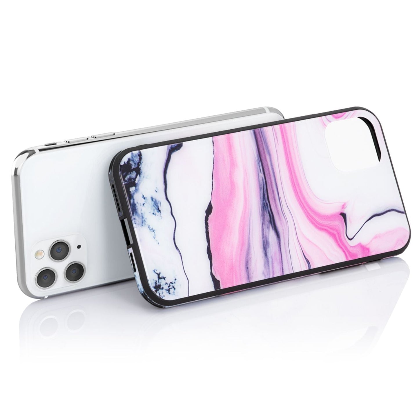 NALIA Hartglas Hülle IPhone 11 Pro Max - 9H Glas, Marmor, Passform