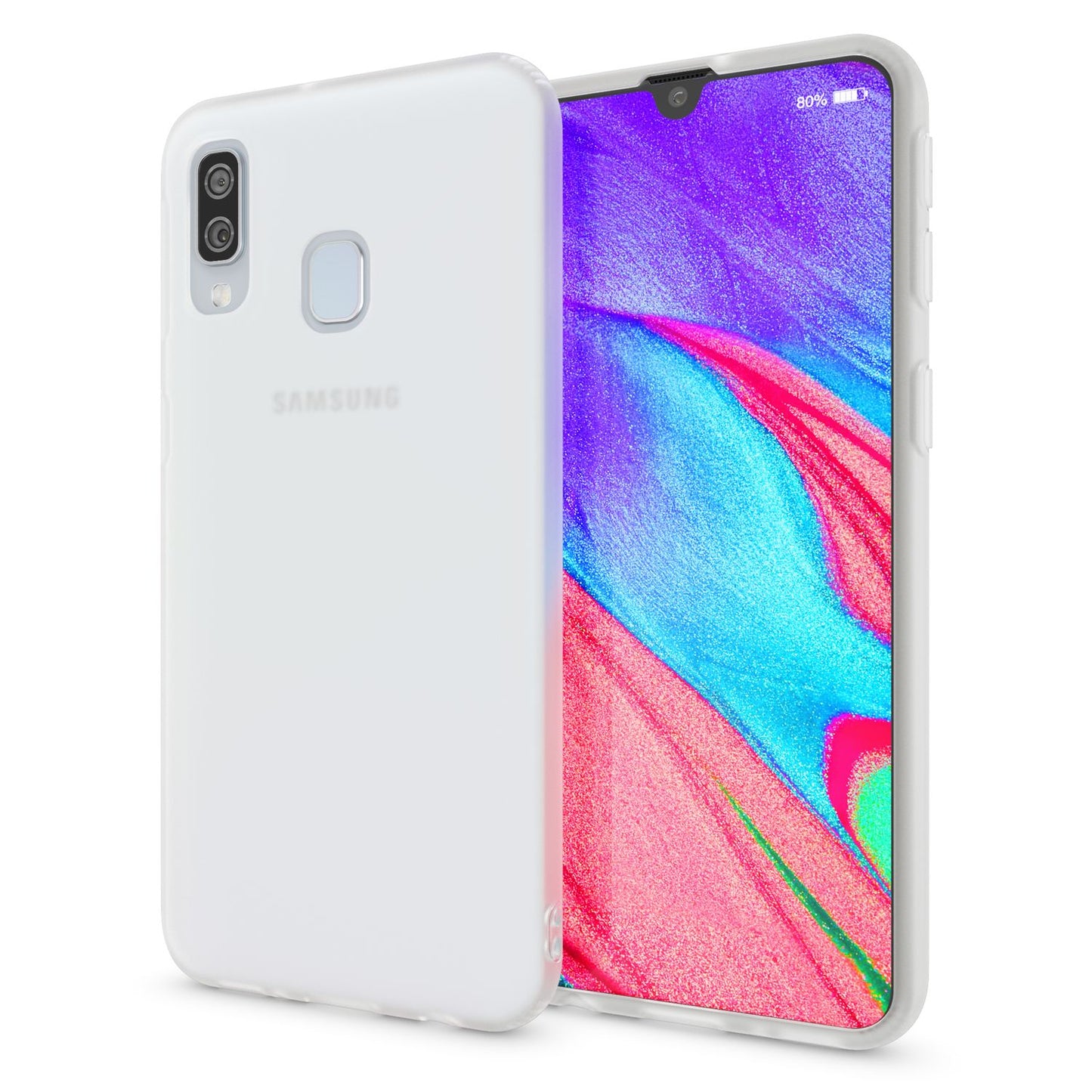NALIA Galaxy A20e Ultra-Slim Leichte Transparente Hülle - Dünn Transparent, TPU Silikon, Passgenau