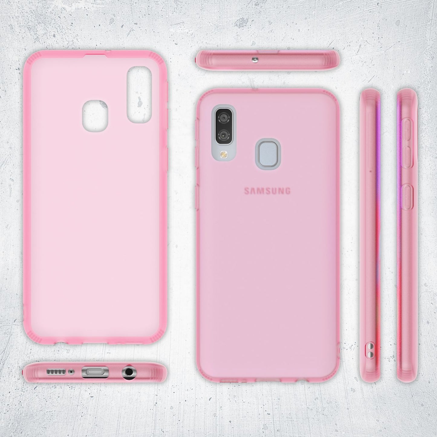 NALIA Galaxy A20e Ultra-Slim Leichte Transparente Hülle - Dünn Transparent, TPU Silikon, Passgenau