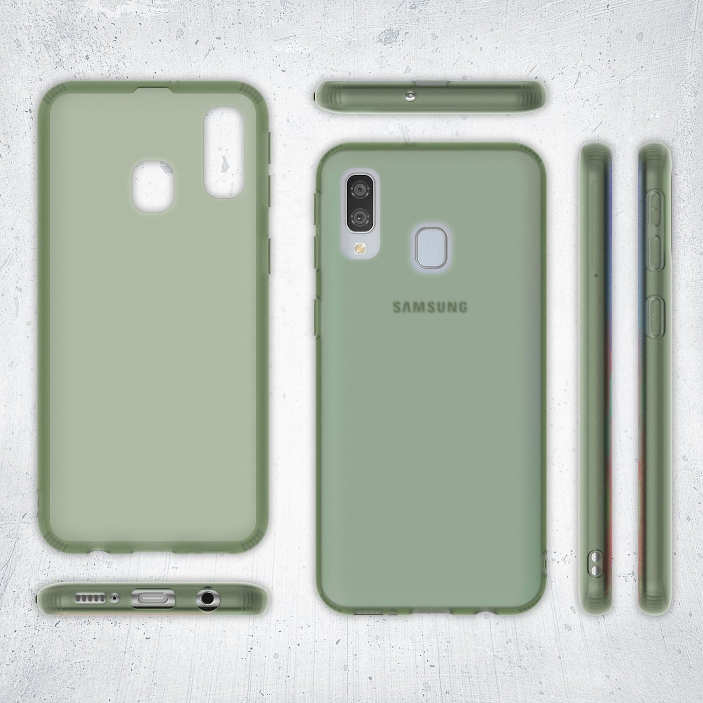 NALIA Galaxy A20e Ultra-Slim Leichte Transparente Hülle - Dünn Transparent, TPU Silikon, Passgenau