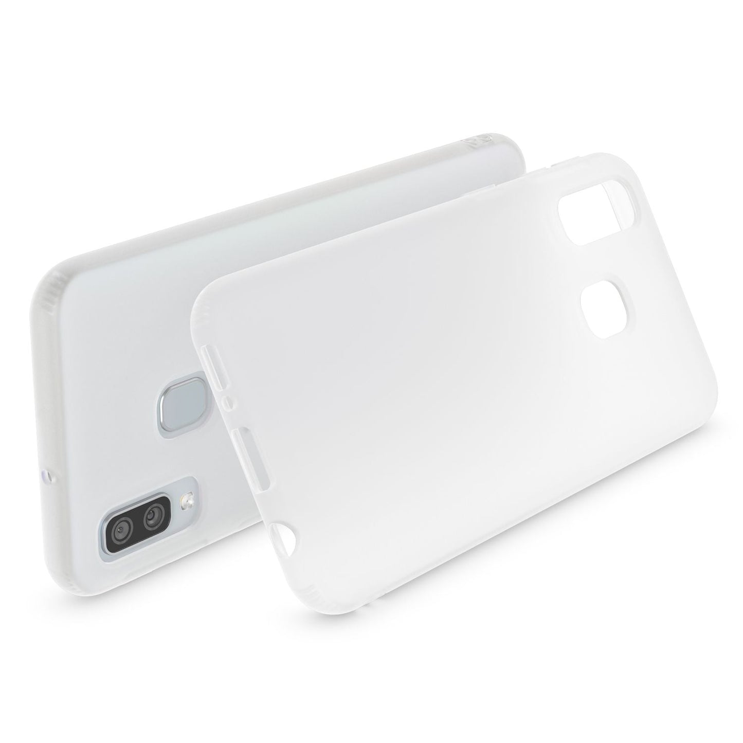 NALIA Galaxy A40 Dünne Silikonhülle - Passgenaues TPU Case Transparent Kratzfest