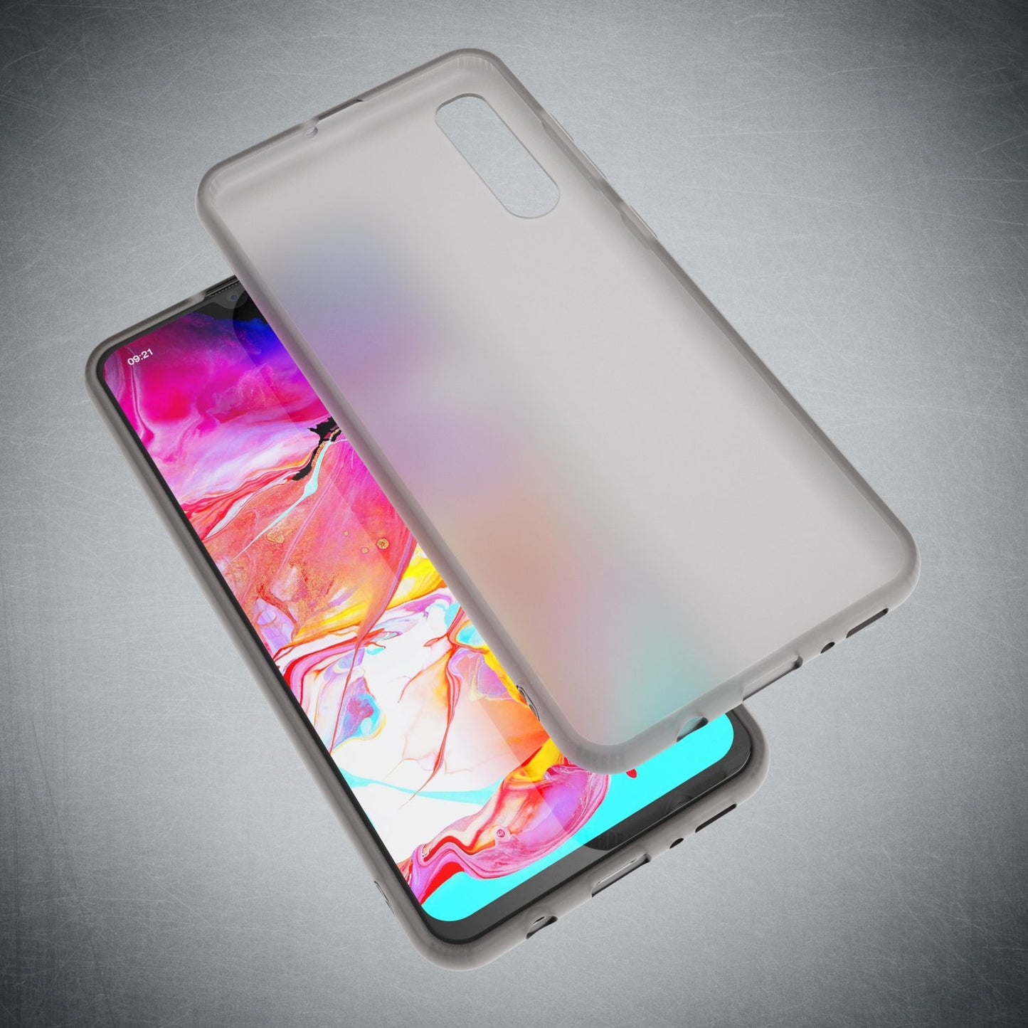NALIA Galaxy A70 Slim Hülle - Dünn, Transparent, TPU Schutzhülle Weiches Silikon Etui Für Galaxy A70