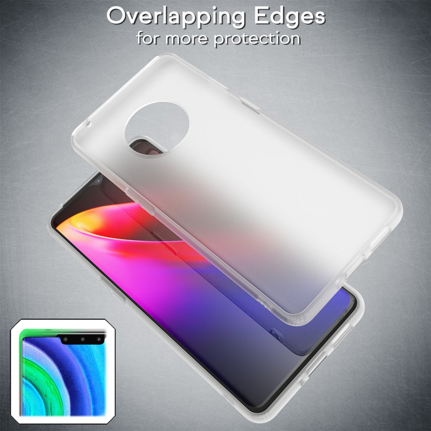 Husă de telefon mobil NALIA pentru Huawei Mate 30 Pro, husă de protecție subțire, tip bumper bag