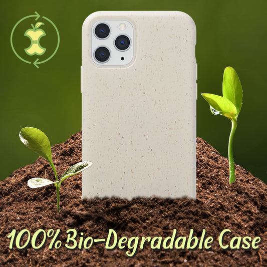 NALIA Bio Handy Hülle für iPhone 11 Pro Max, Nachhaltig Abbaubar Öko Case Cover