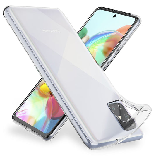 NALIA Galaxy A51 AirFlex Transparente Silikonhülle - Material Silikon, Dicke 0,7 mm, Passgenau