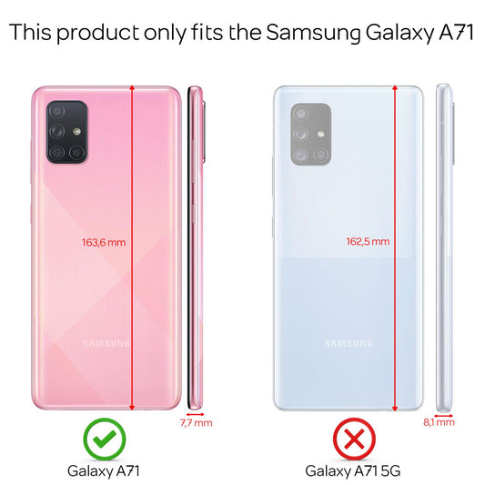 NALIA Galaxy A71 AirFlex Transparent - Dicke 0,5 mm Silikon