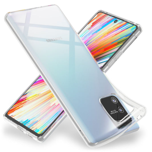 NALIA Galaxy S10 Lite Hülle AirFlex - Größe Passgenau, Material TPU, Transparente Rückseite