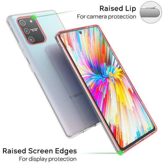 NALIA Galaxy S10 Lite Hülle AirFlex - Größe Passgenau, Material TPU, Transparente Rückseite