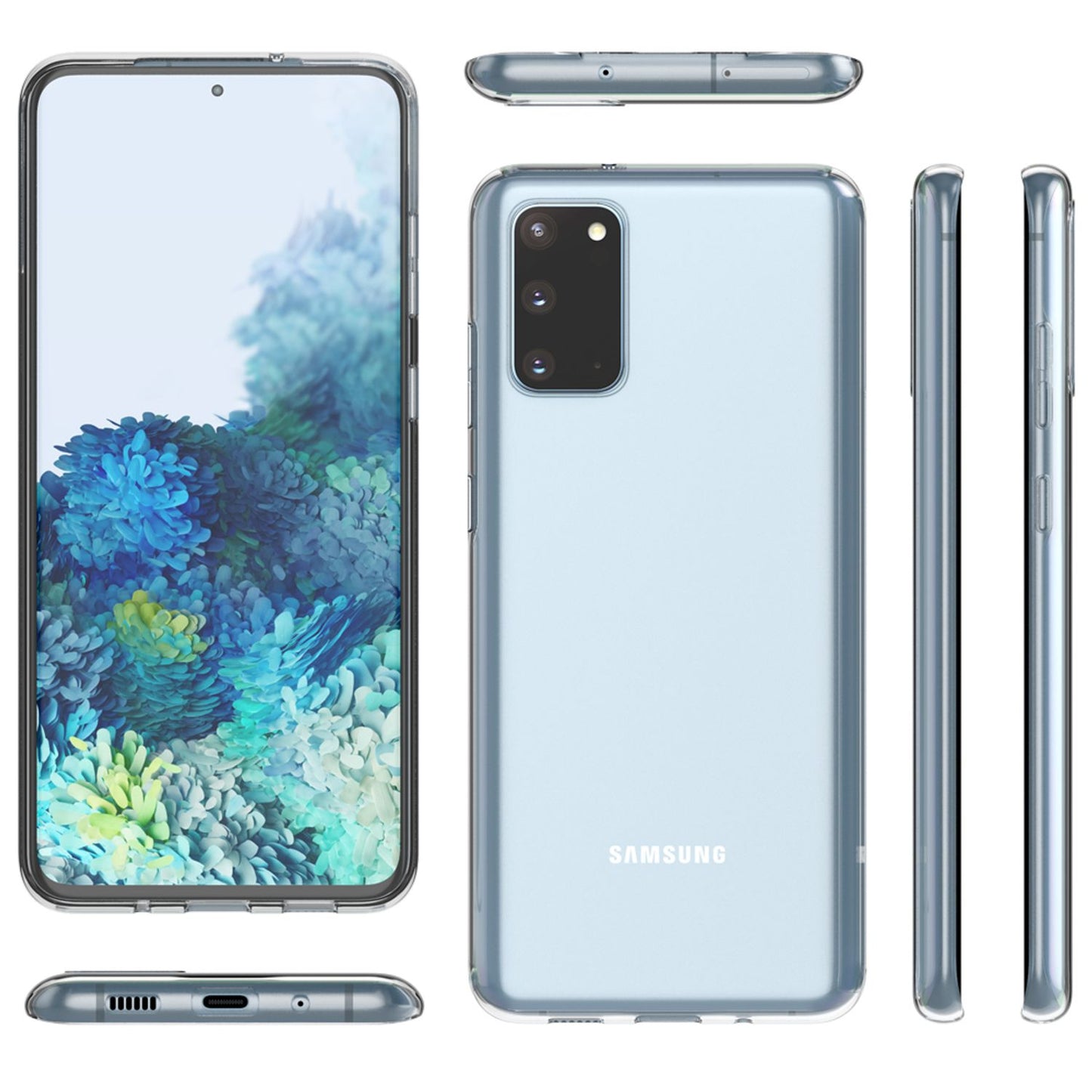 Husă de telefon NALIA pentru Samsung Galaxy S20, husă de protecție din silicon