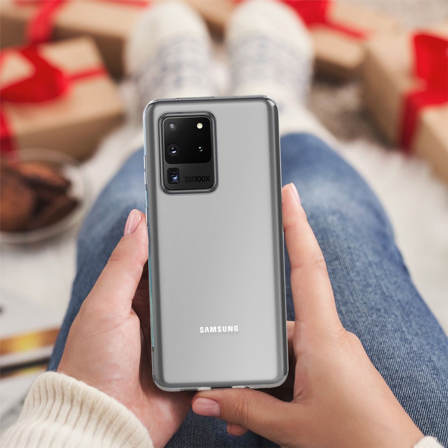 Husă NALIA AirFlex - Protecție transparentă, grosime 0,7 mm, compatibilă cu Galaxy S20 Ultra