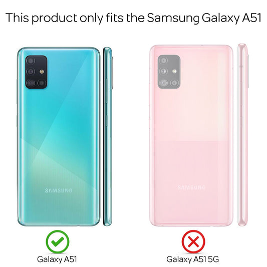 Etui ochronne NALIA Vortex z TPU w kolorze karbonowym – kompatybilne z Galaxy A51, smukłe i lekkie