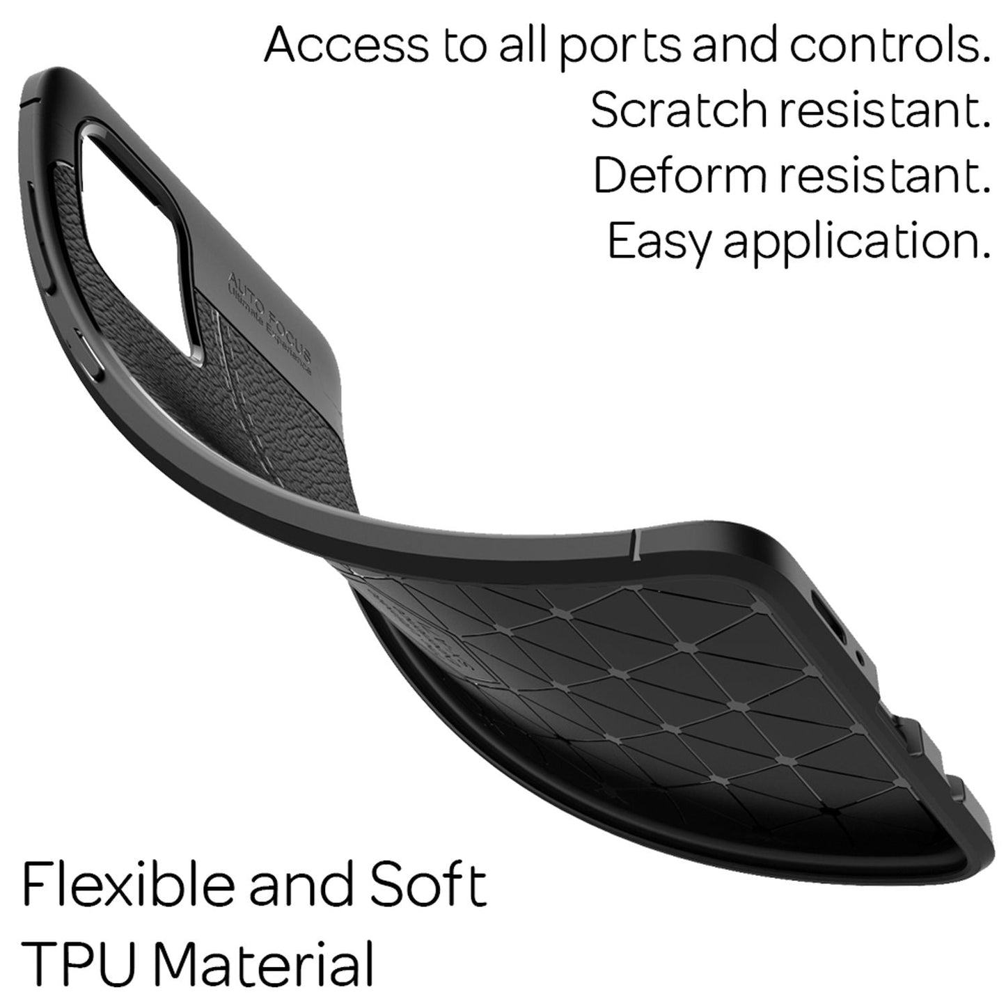 NALIA Galaxy A51 Lederoptik Hülle - Dünn Stoßfest Passgenau