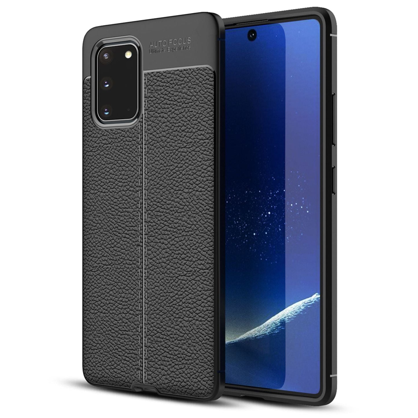 Husă NALIA Design pentru Galaxy S20, aspect piele - material TPU, compatibilă cu telefoanele de 6,2 inch, profil subțire